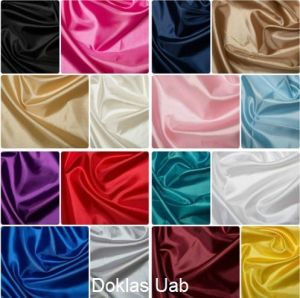 Acetatinis atlasinio pynimo pamušalinis audinys (9 spalvos)