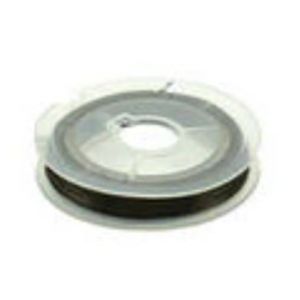 Poliuretaniniai vienagijai elastingieji siūlai Nr.50 RB VERA V50 10m (11 spalvų)-Juoda