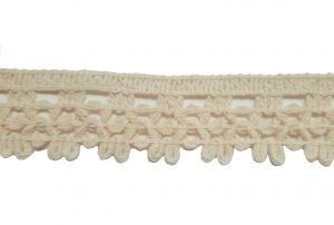 Nėriniai 2082 25mm rusvi