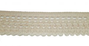 Nėriniai 2082 25mm rusvi