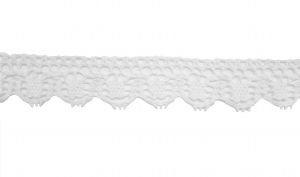 Lininiai nėriniai 927L 20mm balti