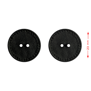 Odinių sagų imitacija 23mm 13001-36L