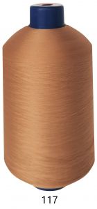 Poliesteriniai tekstūruotieji nesukti siuvimo siūlai Nr.180 RB ULA U1501 15000m (120 spalvų)