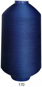 Poliesteriniai tekstūruotieji nesukti siuvimo siūlai Nr.180 RB ULA U1501 15000m (120 spalvų)