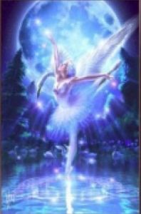 Deimantinė mozaika 5D 30x40 BALERINA IR GULBĖS  