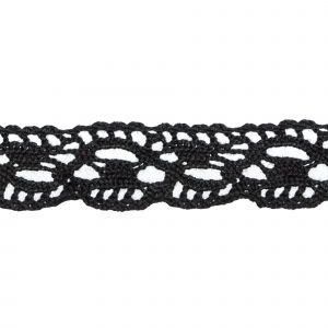 Nėriniai medvilniniai 18mm (953-BL)