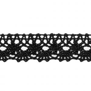 Nėriniai medvilniniai 20mm (967-BL)