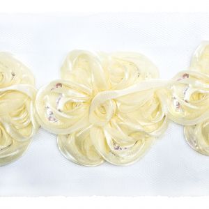 Dekoratyvinė juostelė 90mm (LO1391-OWH)