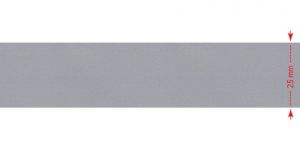 Šviesą atspindinti juosta prisiuvama RB 25mm poliesterinė