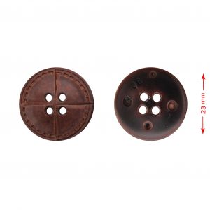 Odinių sagų imitacija 5350-36L (B10)