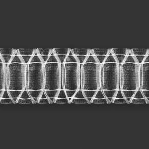 Užuolaidų drapiravimo juostelė LZ12/Z/75  (1:2,3  7,5 cm) 