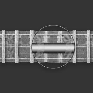 Užuolaidų drapiravimo juostelė TZ22/P (1:2 įveriama 7,5 cm) 