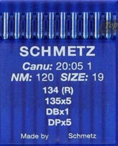Adatos pramoninėms siuvimo mašinoms Schmetz 134(R) Nr.120 10vnt. 