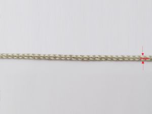 Lininė pinta virvutė kasytė 4mm