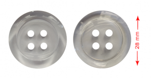 Sagos stilingos 28mm 89562-44L skaidrios