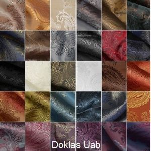 Viskozinis žakardinio pynimo pamušalinis audinys (15 spalvų)