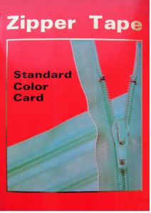 Užtrauktukų spalvų katalogas