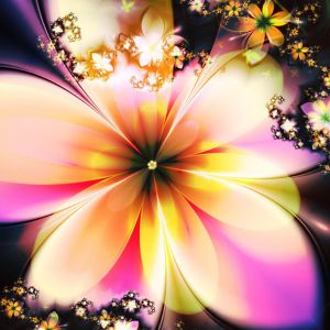 Deimantinio paveikslo-mozaikos 5D rinkinys (akučių klijavimas) 30X30cm STEBUKLINGOS GĖLĖS